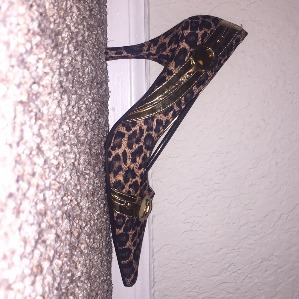 Leopard print shoes